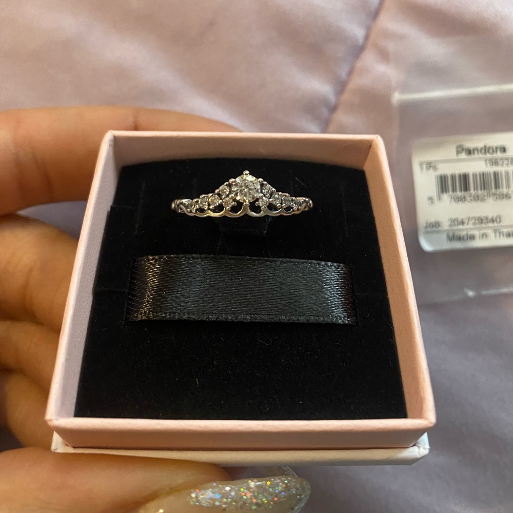 Brand New Pandora Fairy Tale Wishbone Ring